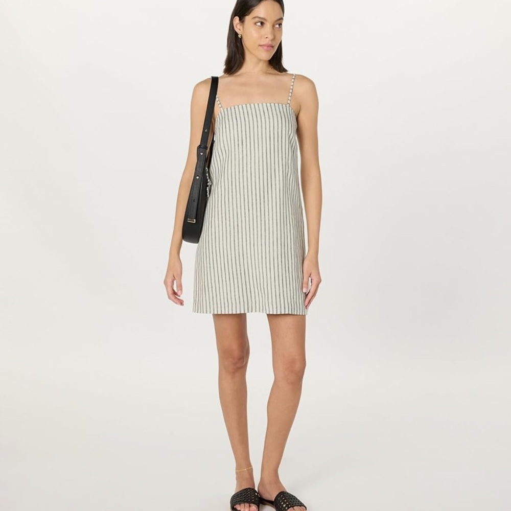 The Drop Womens Seville Linen Mini Shift Dress
